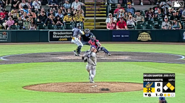 Johan De Los Santos homers (1) on a line drive to right center field. Antonio Pimentel scores. Dylan Palmer scores.