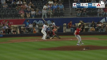 Gavin Logan grounds out softly, third baseman Jake Rucker to first baseman Billy Amick. Druw Jones scores. Angel Ortiz to 3rd. Jesus Valdez to 2nd.