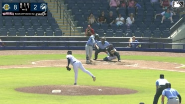 J.D. Gonzalez doubles (5) on a fly ball to left fielder Tyler Rodriguez. Tom Poole scores. Angel Mateo to 3rd.