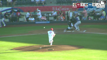 Max Wagner homers (7) on a fly ball to right field.