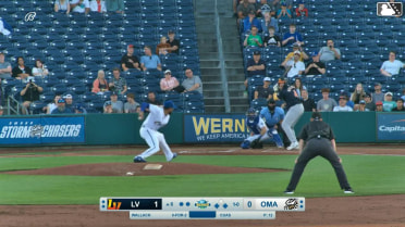 Chad Wallach singles on a line drive to right fielder Matthew Lugo. Michael Stefanic scores. Brian Serven to 3rd.