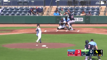 Brian Navarreto singles on a line drive to center fielder DaShawn Keirsey Jr. Maximo Acosta scores. Ethan O'Donnell to 3rd.