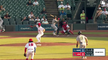 Jim Jarvis singles on a ground ball to center fielder Jay Allen II, deflected by shortstop Edwin Arroyo. Patrick Clohisy scores.