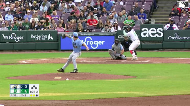 Alfredo Duno homers (6) on a fly ball to left center field.