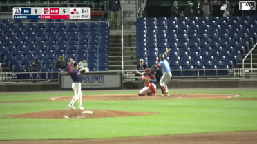 Nick Goodwin flies out to center fielder Will Turner. Jackson Hornung scores.