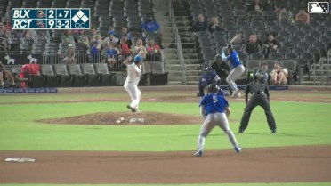 Jordyn Adams walks. Blake Burke scores. Damon Keith to 3rd. Mike Boeve to 2nd.