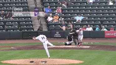 Franklin Arias drills his fifth homer