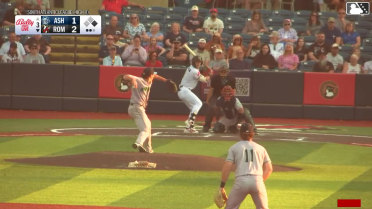 Eric Hartman triples (1) on a line drive to right fielder Chase Call. John Gil scores.