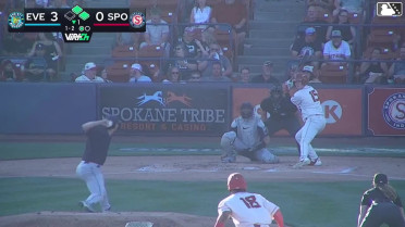 Ethan Hedges homers (11) on a fly ball to left center field. Roldy Brito scores. Roynier Hernandez scores.