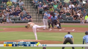 Denis Samudio In play, out(s) to Taitn Gray