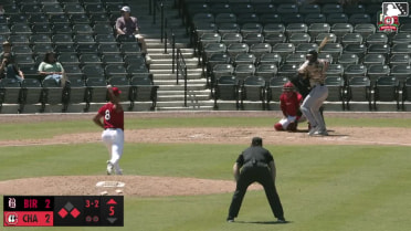 Caleb Bonemer singles on a ground ball to left fielder Johnny Ascanio. Samuel Zavala scores. Dylan Campbell to 2nd.