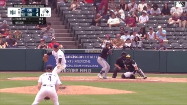 Milan Tolentino homers (18) on a fly ball to right center field. George Valera scores.