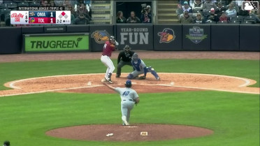 Gage Workman triples (1) on a fly ball to right fielder Kameron Misner. Max Clark scores.