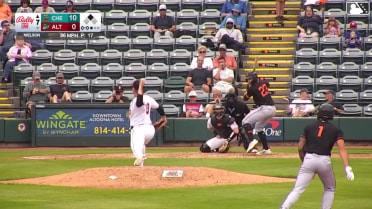 Griff O'Ferrall singles on a ground ball to right fielder Will Taylor. Wehiwa Aloy scores.