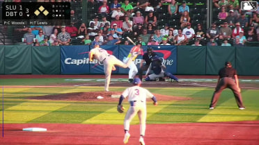 Caden Wooster Ball to Tyson Lewis