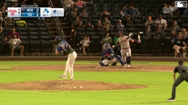 Andrew Cossetti singles on a line drive to center fielder Mike Sirota. Caden Kendle scores. Khadim Diaw to 2nd.