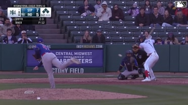 Konnor Griffin walks. Esmerlyn Valdez scores. Dominic Fletcher to 3rd. Alika Williams to 2nd.