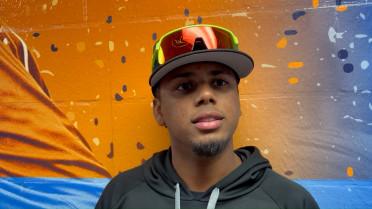 Infielder Dayan Frias: RubberDucks Warmup April 2025