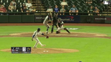 Braden Shewmake strikes out swinging.