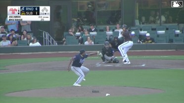 Bryce Teodosio homers (7) on a fly ball to left field.