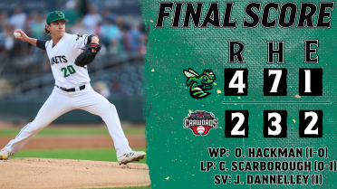 Hackman’s Strong Start Steers GreenJackets to Victory
