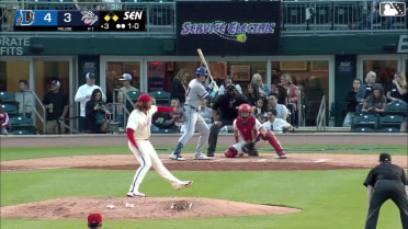 Logan Davidson homers (3) on a fly ball to right center field. Raynel Delgado scores. Dom Keegan scores.