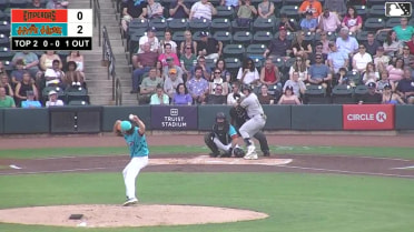 Cody Miller homers (5) on a fly ball to right center field.