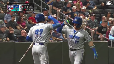 Brian O'Keefe's second homer of the game