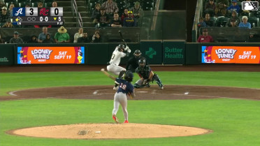 Charlie Szykowny grounds out, second baseman Tommy Troy to first baseman Aramis Garcia. Parks Harber scores.