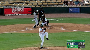 Henry Ramos triples (4) on a fly ball to left fielder Junior Garcia. Connor Rasmussen scores. Ricson Gonzalez scores.