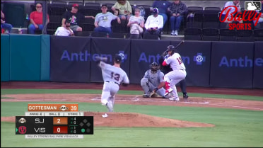 Carlos Virahonda homers (4) on a fly ball to left center field.