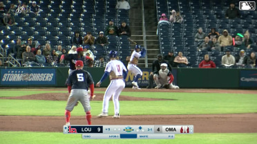 Abraham Toro doubles (3) on a sharp line drive to right fielder Héctor Rodríguez. Luca Tresh scores.