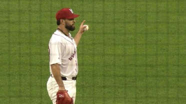 Patrick Sandoval's K in 3 1/3 inning rehab start