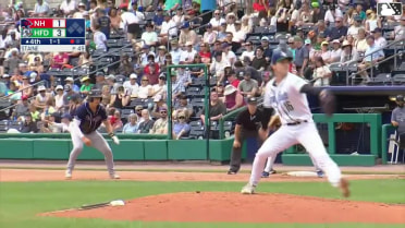 Nick Goodwin homers (7) on a fly ball to left field. Carter Cunningham scores.