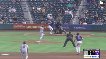 Vimael Machín singles on a line drive to left fielder Aaron Zavala. Charlie Condon scores. Zac Veen to 2nd.