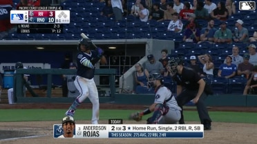 Anderdson Rojas homers (3) on a fly ball to right center field.