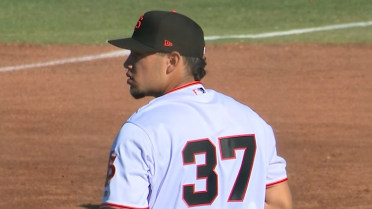 Keyner Martinez's first K for Single-A San Jose