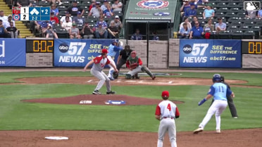 Kane Kepley grounds into a double play, shortstop Justin DeCriscio to first baseman Lamar King Jr. Miguel Useche scores. Justin Stransky to 3rd. Christian Olivo out at 2nd. Kane Kepley out at 1st.