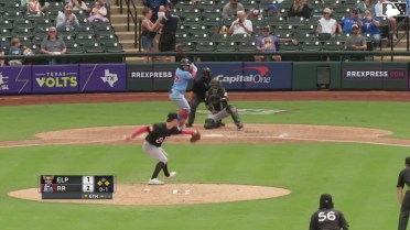 Alejandro Osuna singles on a ground ball to right fielder Nick Schnell. Tyler Wade scores. Cooper Johnson to 3rd.