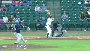 Connor Scott homers (7) on a fly ball to right field.