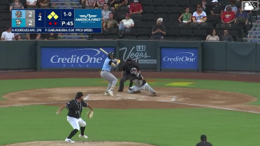 Jake Garland Swinging Strike to Carlos Rodríguez