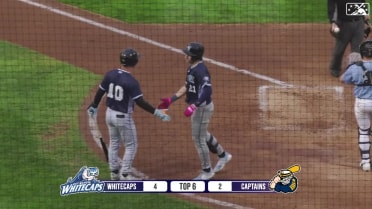 Izaac Pacheco hits his seventh home run of the year