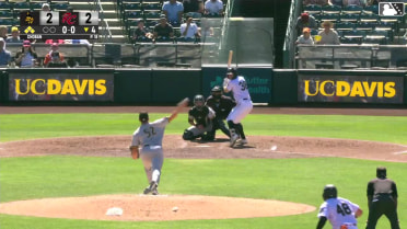 Brady Choban In play, run(s) to Brett Harris