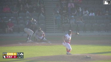 Brendan Summerhill homers (1) on a fly ball to right field.