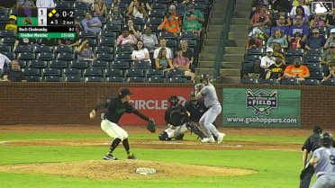 Roch Cholowsky doubles (3) on a ground ball to right fielder Shalin Polanco. Wes Kath scores. Kaleb Freeman scores.