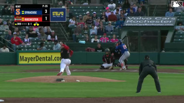 Christian Arroyo homers (4) on a fly ball to left center field. Nick Morabito scores. Yonny Hernández scores.