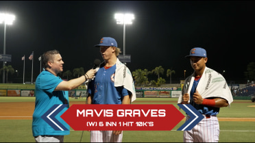 Graves and Saltiban after Threshers win on May 18th