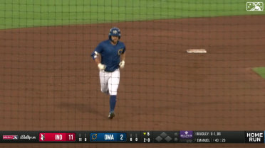 Tucker Bradley crushes his fourth home run to right