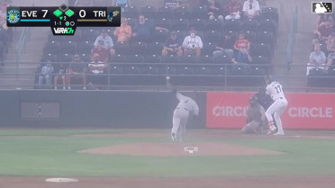 Slate Alford singles on a line drive to center fielder Korbyn Dickerson. Jonny McGill scores. Kevyn Castillo to 2nd.