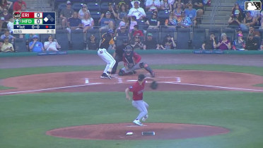 Andy Perez grounds out softly to first baseman Andrew Jenkins. Jared Thomas scores.